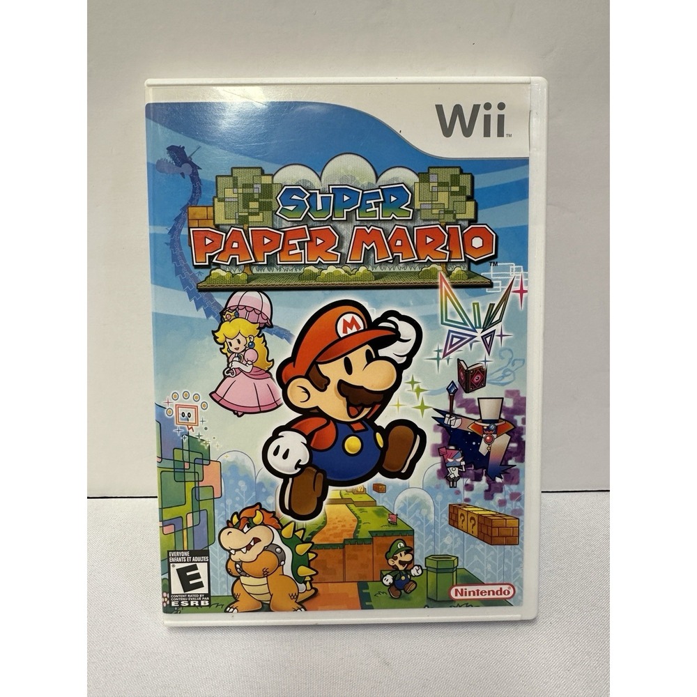 Super Paper Mario (Nintendo Wii, 2007) CIB Complete